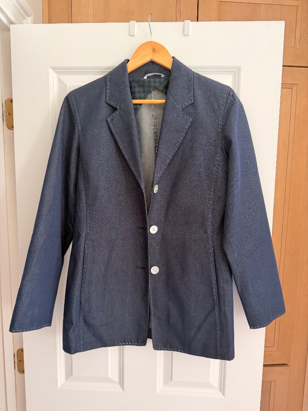 Max Mara Women's Italian Blue Blazer Size 8